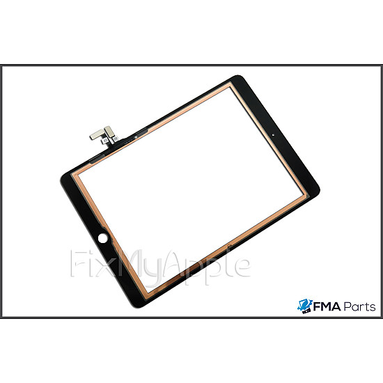 Glass Touch Screen Digitizer - Black [High Quality] (With Adhesive) for iPad Air / iPad 5 (2017)